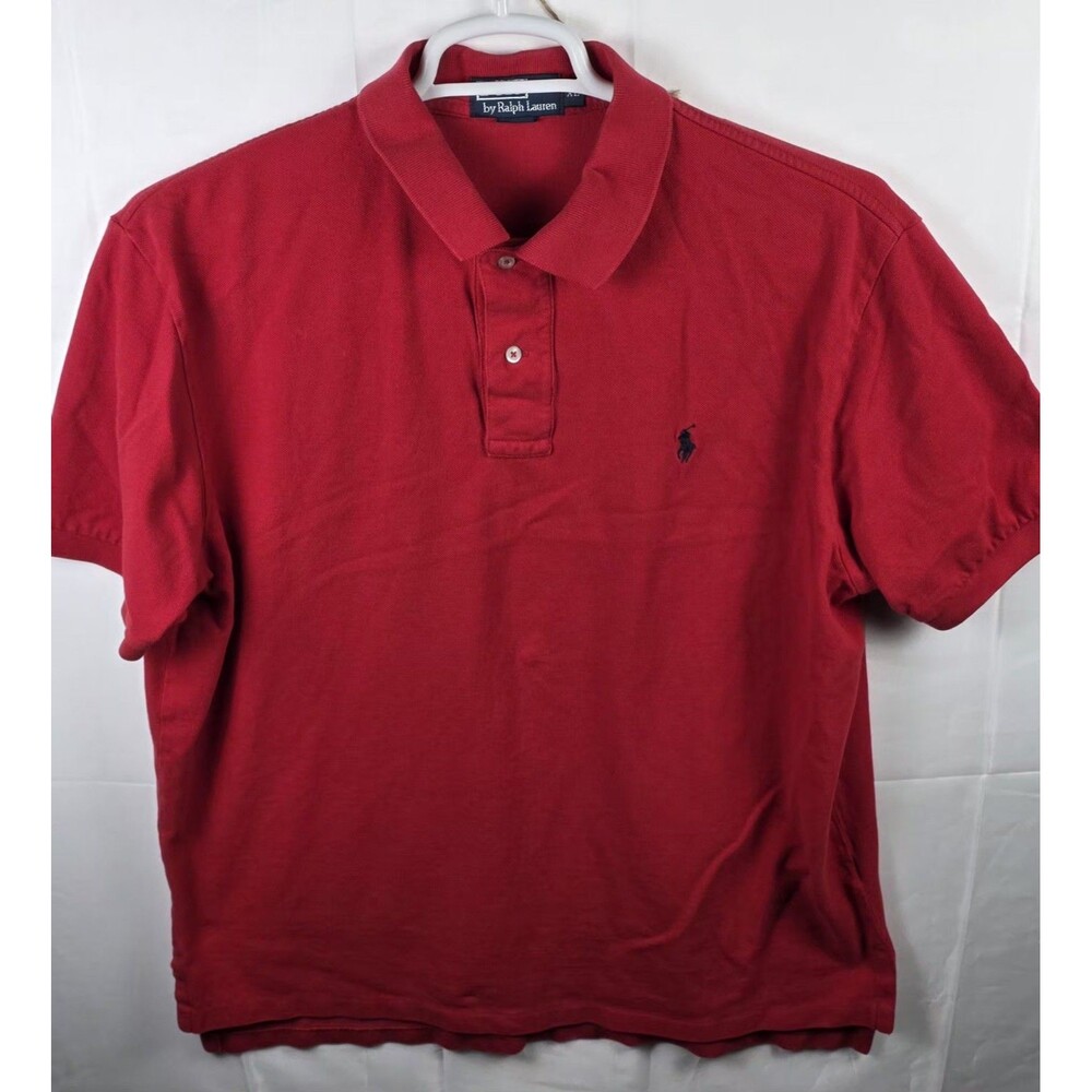 Polo Ralph Lauren Size Large Red Short Sleeve Shirt